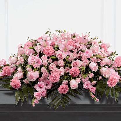 Garden of Comfort Casket Spray (Standard) –  Rosemary Flower Shop Inc, Wappingers Falls NY