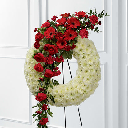 Graceful Tribute Wreath –  Rosemary Flower Shop Inc, Wappingers Falls NY