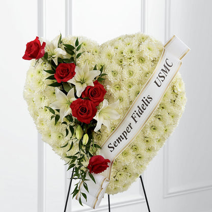 Heartfelt Hero Standing Heart –  Rosemary Flower Shop Inc, Wappingers Falls NY