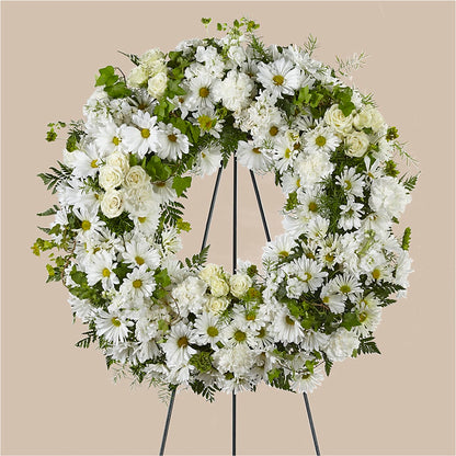 Faithful Wishes Wreath –  Rosemary Flower Shop Inc, Wappingers Falls NY