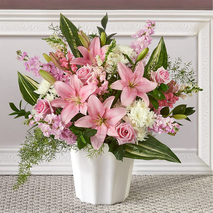 Simply Serene Floor Basket –  Rosemary Flower Shop Inc, Wappingers Falls NY