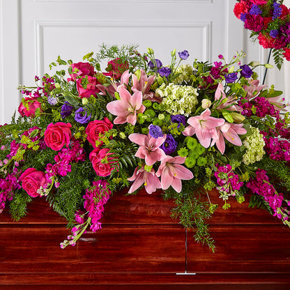 Radiant Tribute Casket Spray –  Rosemary Flower Shop Inc, Wappingers Falls NY
