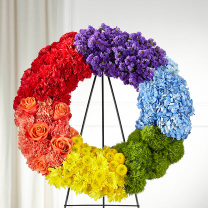 Circle of Love Wreath –  Rosemary Flower Shop Inc, Wappingers Falls NY