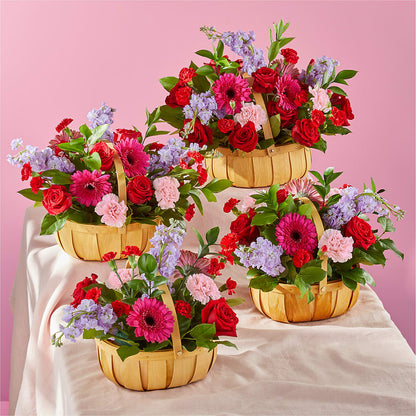 Pink Picnic Basket –  Rosemary Flower Shop Inc, Wappingers Falls NY