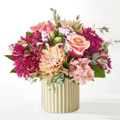 Berry Cobbler Bouquet with Ivory Vase –  Rosemary Flower Shop Inc, Wappingers Falls NY