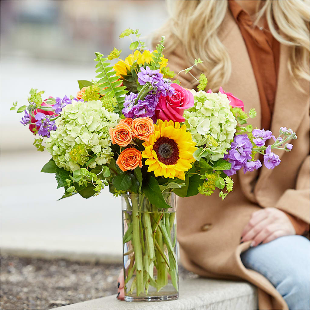 Vibrant Greetings Bouquet –  Rosemary Flower Shop Inc, Wappingers Falls NY