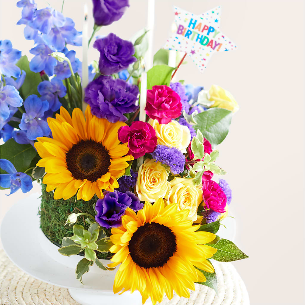 Star of the Day Floral Cake –  Rosemary Flower Shop Inc, Wappingers Falls NY