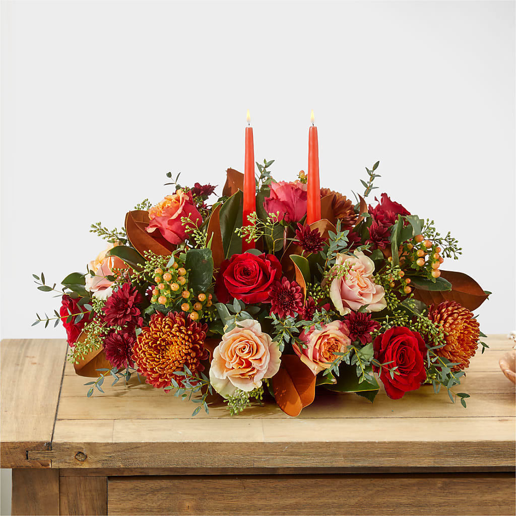 Gather Near Centerpiece –  Rosemary Flower Shop Inc, Wappingers Falls NY