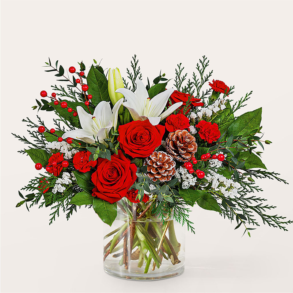 Best in Snow Bouquet –  Rosemary Flower Shop Inc, Wappingers Falls NY