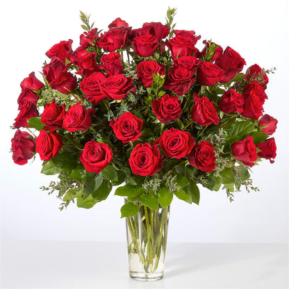 Forever Yours Fifty Stem Red Rose Bouquet –  Rosemary Flower Shop Inc, Wappingers Falls NY