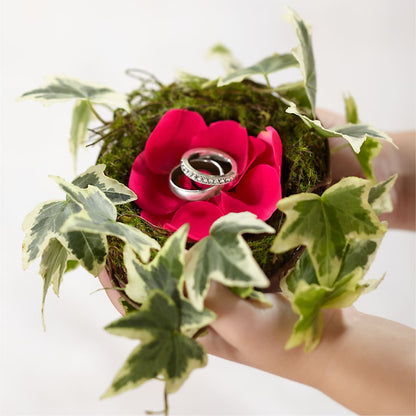 Lila Rose Ring Nest –  Rosemary Flower Shop Inc, Wappingers Falls NY
