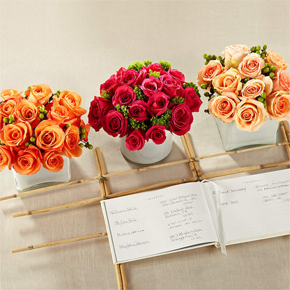 Dawn Rose Centerpiece –  Rosemary Flower Shop Inc, Wappingers Falls NY