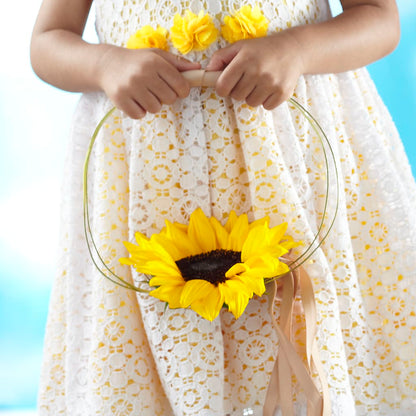 Sweet Sunshine Flower Girl Bouquet –  Rosemary Flower Shop Inc, Wappingers Falls NY
